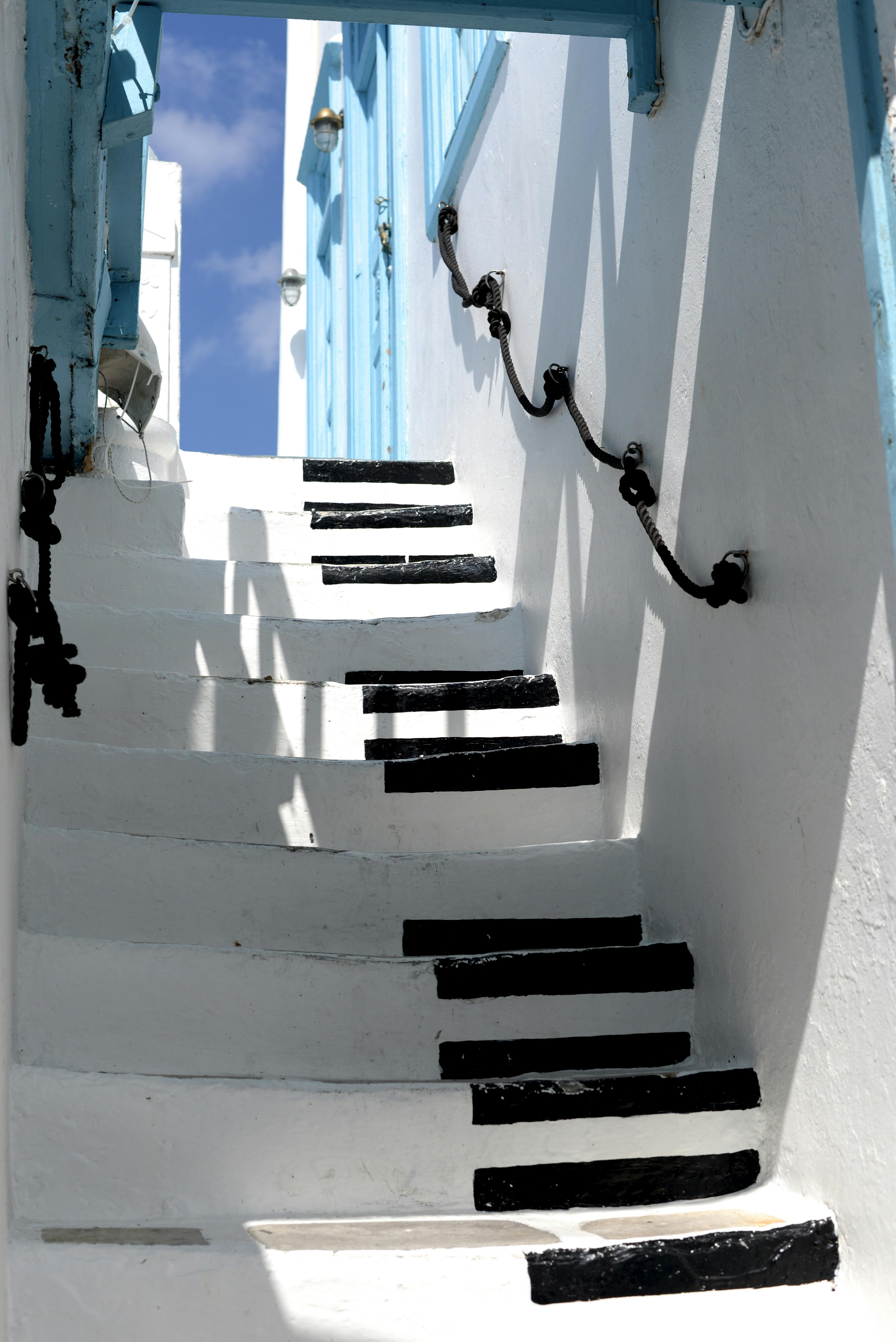 stairs leading to the beach.