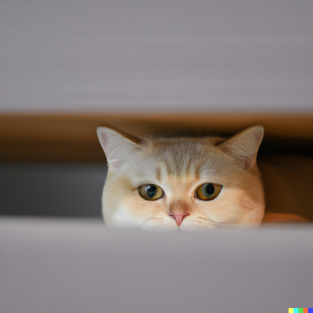 Cat in the box - photo #.