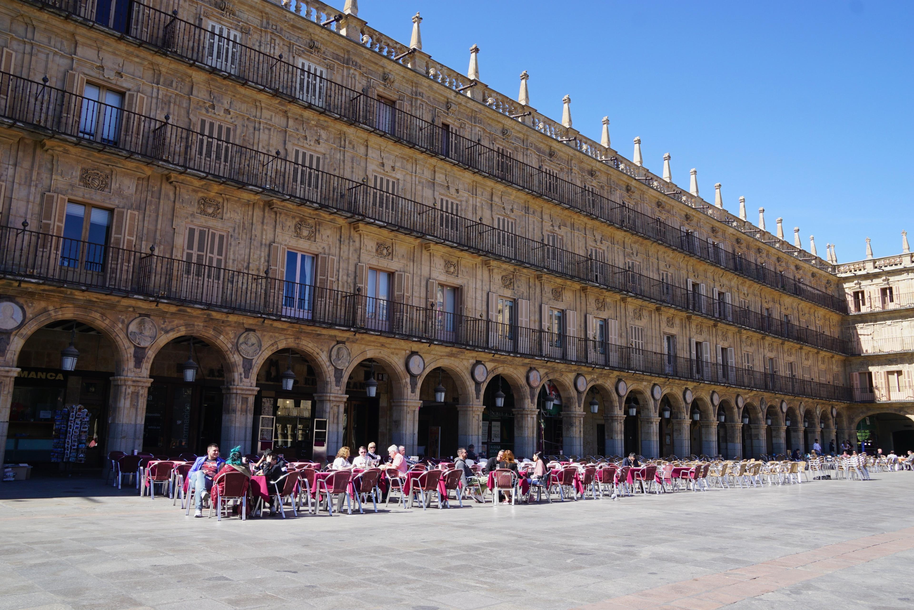 the main square of the city.